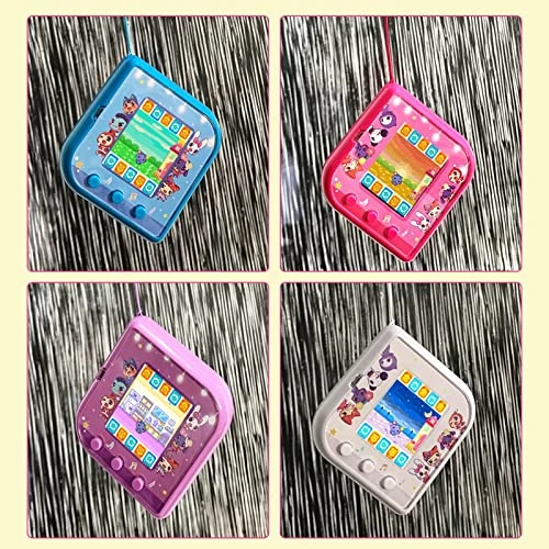 BETDET Pieces Virtual Electronic Digital Pets Keychain Game Keyring Electronic Toys Nostalgic Virtual Digital Pet Retro Handheld Game Machine 12.11 (Color : Purple) 8 BETDET Pieces Virtual Electronic Digital Pets Keychain Game Keyring Electronic Toys Nostalgic Virtual Digital Pet Retro Handheld Game Machine 12.11 (Color : Purple) - Image 6