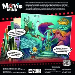 GIGAMIC Movie Mind | Trivia Party Game For Teens And Adults | Ages 14+ | 2 To 9 Players | 20 Minutes -Folkmanis Toys Shop 71iTJudBrQL
